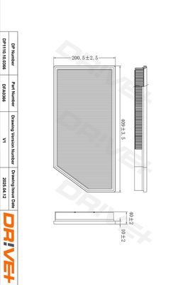 LUFTFILTER DR!VE+ DP1110100366 7