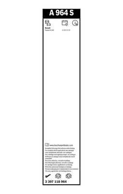 WISCHBLATT BOSCH 3397118964 2