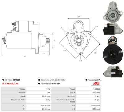 STARTER AS-PL S01000S 4