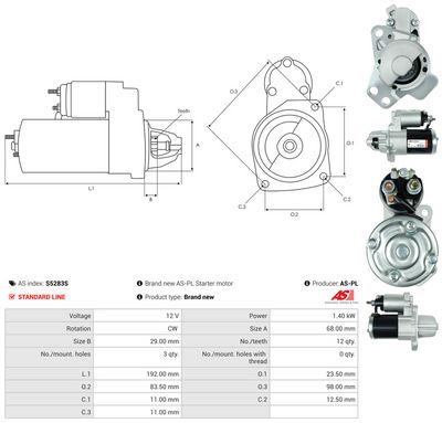 STARTER AS-PL S5283S 4