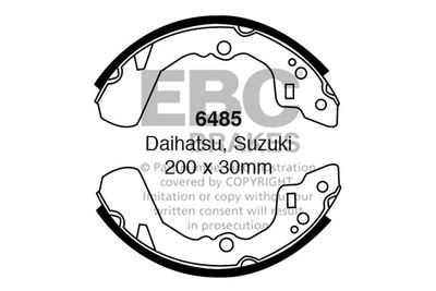 Комплект тормозных колодок EBC Brakes 6485 для SUZUKI SWIFT
