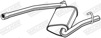 MITTELSCHALLDäMPFER WALKER 23054 4