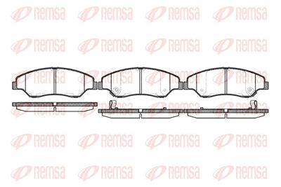 Комплект тормозных колодок, дисковый тормоз REMSA 0739.02 для KIA RETONA