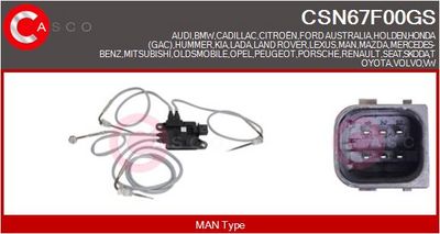 SENZOR TEMPERATURA GAZE EVACUARE