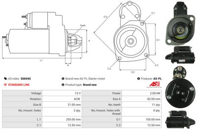 STARTER AS-PL S0694S 4