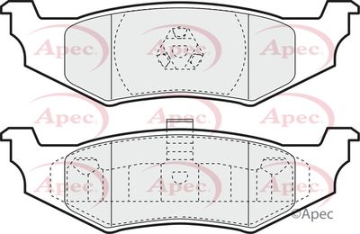 Brake Pad Set APEC PAD1169