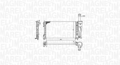 MAGNETI MARELLI Kühler, Motorkühlung