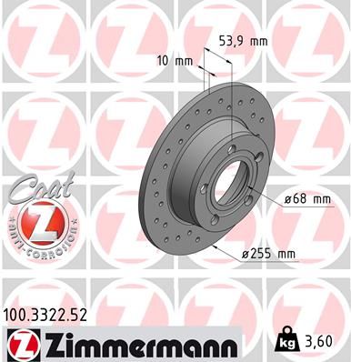 Brake Disc 100.3322.52