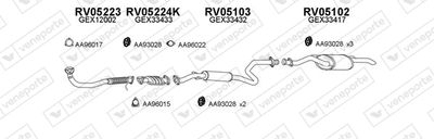 SISTEM DE ESAPAMENT VENEPORTE 050033