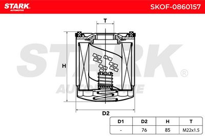 маслен филтър STARK SKOF-0860157