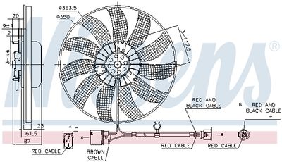 VENTILATOR RADIATOR NISSENS 85763 6