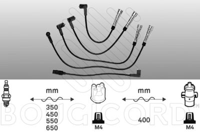Комплект проводов зажигания EFI AUTOMOTIVE 7246 для VW PASSAT