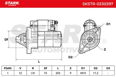 стартер STARK SKSTR-0330397