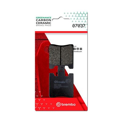 Brake pads Voor, beoogd gebruik: scooters, materiaal: keramisch / koolstof-CC, 53,4x44,5x8,6mm