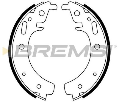 Комплект тормозных колодок BREMSI GF0501 для TRABANT P