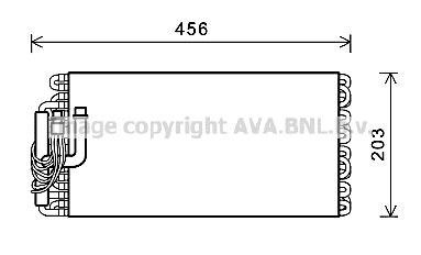 AVA QUALITY COOLING Verdamper, airconditioning (MEV259)