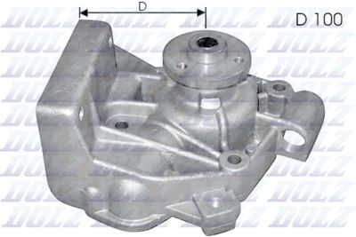Водяной насос, охлаждение двигателя DOLZ S157 для RENAULT 18