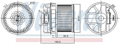 VENTILATOR HABITACLU NISSENS 87351 5