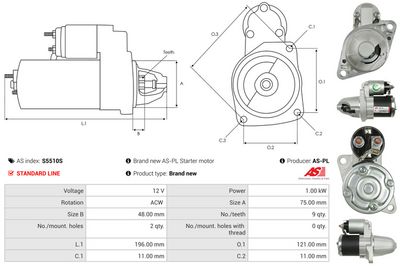 STARTER AS-PL S5510S 4