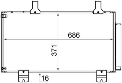 Конденсатор, кондиционер AC 610 000S