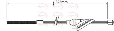 Cable Pull, parking brake APEC CAB1145