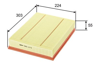 въздушен филтър VALEO 585273