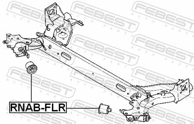 SUPORT AX FEBEST RNABFLR 1