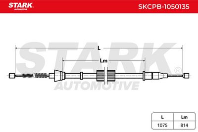 жило, ръчна спирачка STARK SKCPB-1050135