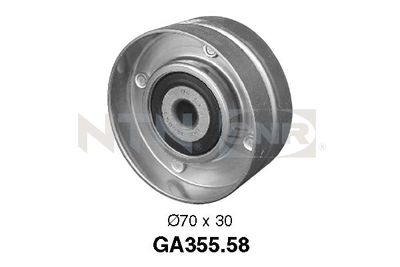 Паразитный / ведущий ролик, поликлиновой ремень SNR GA355.58 для RENAULT 19