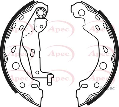 Brake Shoe Set APEC SHU625