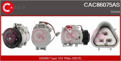 COMPRESOR CLIMATIZARE CASCO CAC86075AS