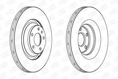 BREMSSCHEIBE CHAMPION 562506CH1 1