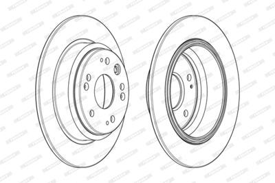 Bromsskiva FERODO DDF1894C