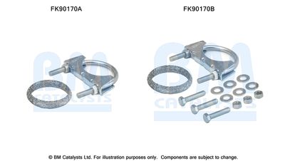 Монтажный комплект, катализатор BM CATALYSTS FK90170 для VOLVO 760