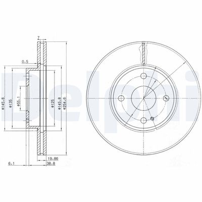 Brake Disc BG3393