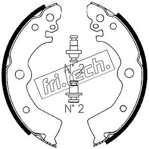Комплект тормозных колодок fri.tech. 1067.182 для NISSAN 200SX