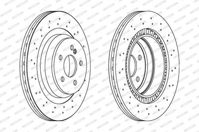 BREMSSCHEIBE FERODO DDF1669C1 1