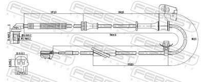 Sensor, wheel speed 12606-018