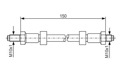 BOSCH Bremsschlauch