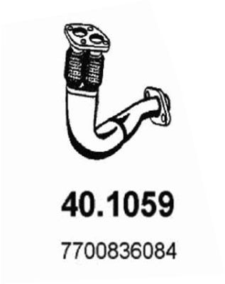 Rura wydechowa ASSO 40.1059