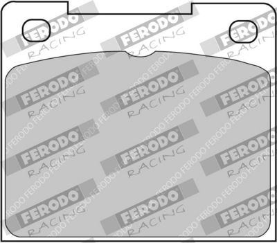 BREMSBELAGSATZ SCHEIBENBREMSE FERODO RACING FCP809Z 1