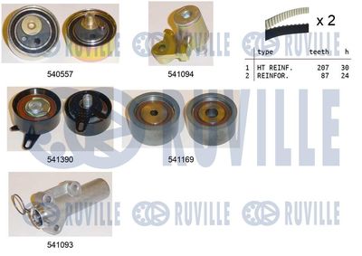 RUVILLE 550283 Комплект ГРМ  для AUDI A8 (Ауди А8)