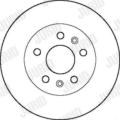 Тормозной диск JURID 561073J для VW TRANSPORTER