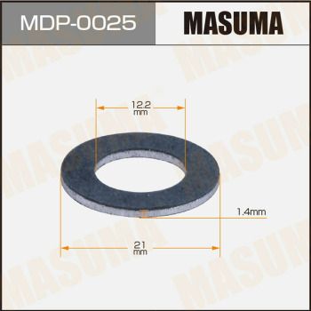 Уплотнительное кольцо, резьбовая пробка маслосливн. отверст. MASUMA MDP-0025 для TOYOTA NADIA
