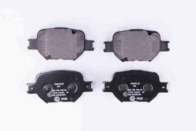 Комплект тормозных колодок, дисковый тормоз HELLA 8DB 355 010-201 для TOYOTA VEROSSA