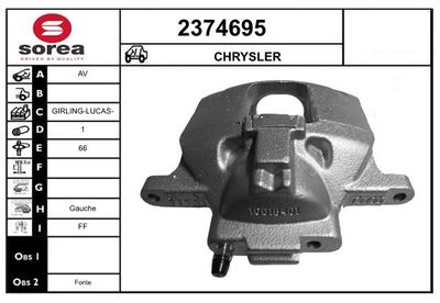 BREMSSATTEL EAI 2374692