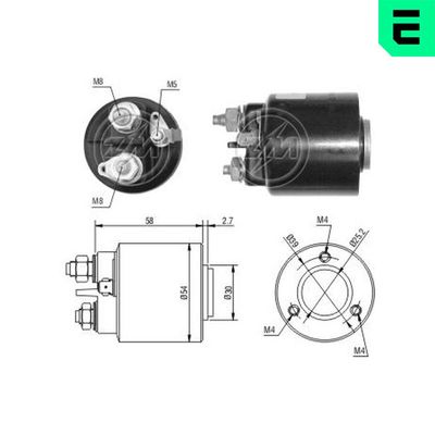 Elektromagnetický spínač, startér ERA ZM599