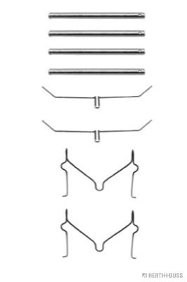 Комплектующие, колодки дискового тормоза HERTH+BUSS JAKOPARTS J3662005 для TOYOTA 4 RUNNER