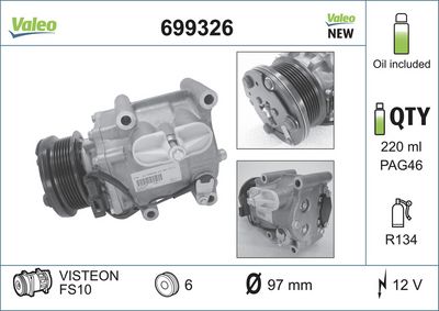 Compressor, air conditioning 699326