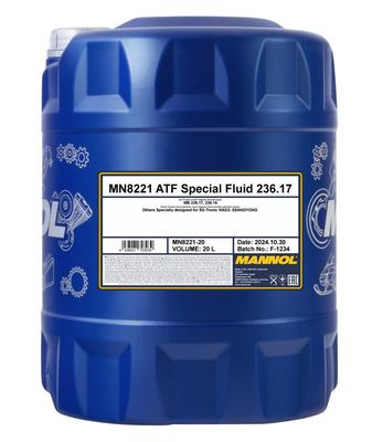 Växellådsolja MANNOL ATF Special Fluid 236.17 20L MN8221-20
